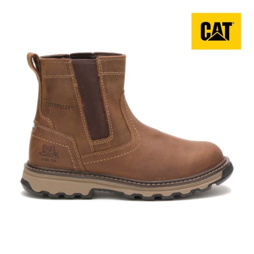 Caterpillar Pelton Steel Toe Miesten Turvakengät Ruskea (FWRKC)